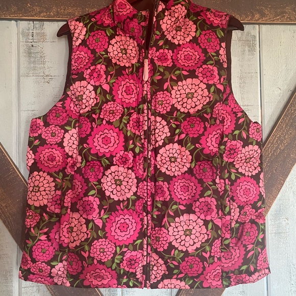 NWOT XL Lilly Pulitzer Reversible Puffy Vest - Picture 1 of 3